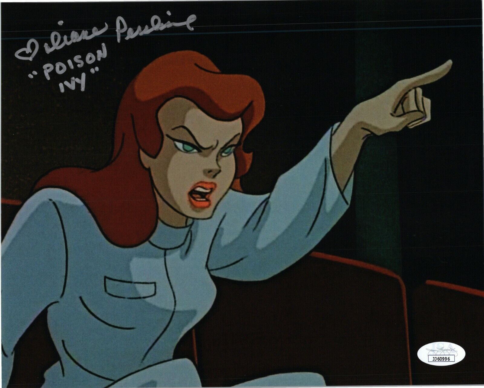 DIANE PERSHING Signed POISON IVY - BATMAN THE ANIMATED SERIES 8x10 Photo Poster painting JSA COA