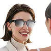 BT Smart Glasses Real-Time 150+ Language Translation Bone-Conduction Music Glasses Built-in Speakers Voice Control for Men Women Sports Cycling Running