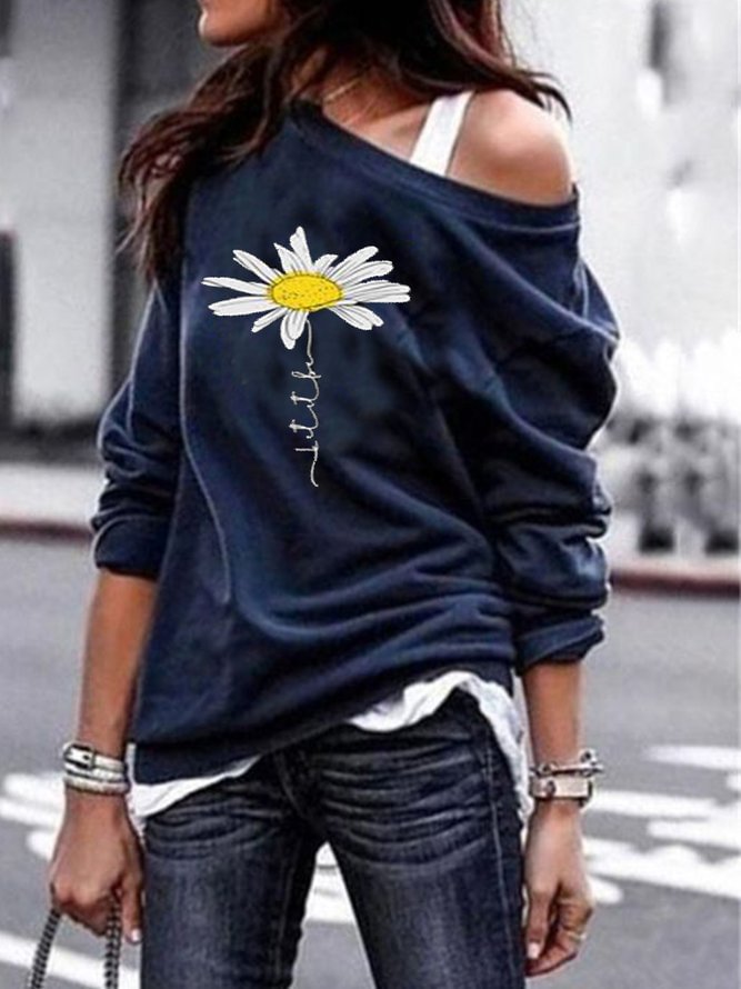 Long Sleeve Printed Casual Shirts & Tops