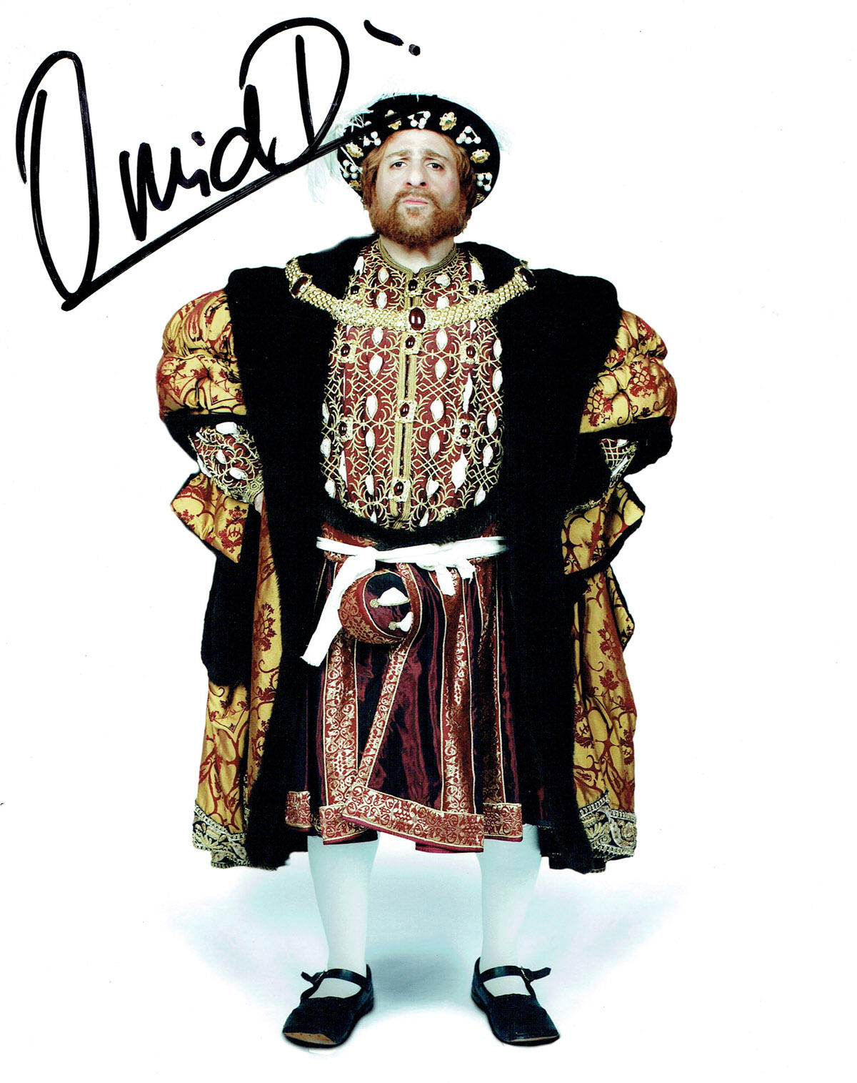 Omid DJALILI SIGNED Autograph 10x8 Portrait Photo Poster painting AFTAL COA Iranian Comedian