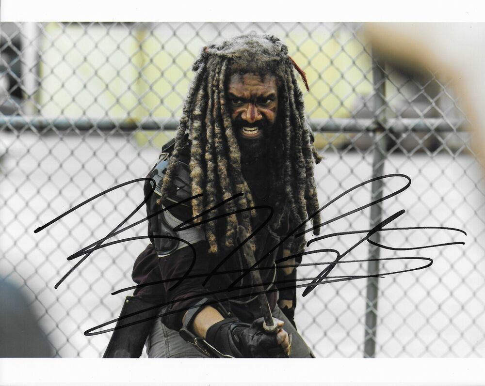 Khary Payton The Walking Dead autographed Photo Poster painting signed 8x10 #9 Ezekiel