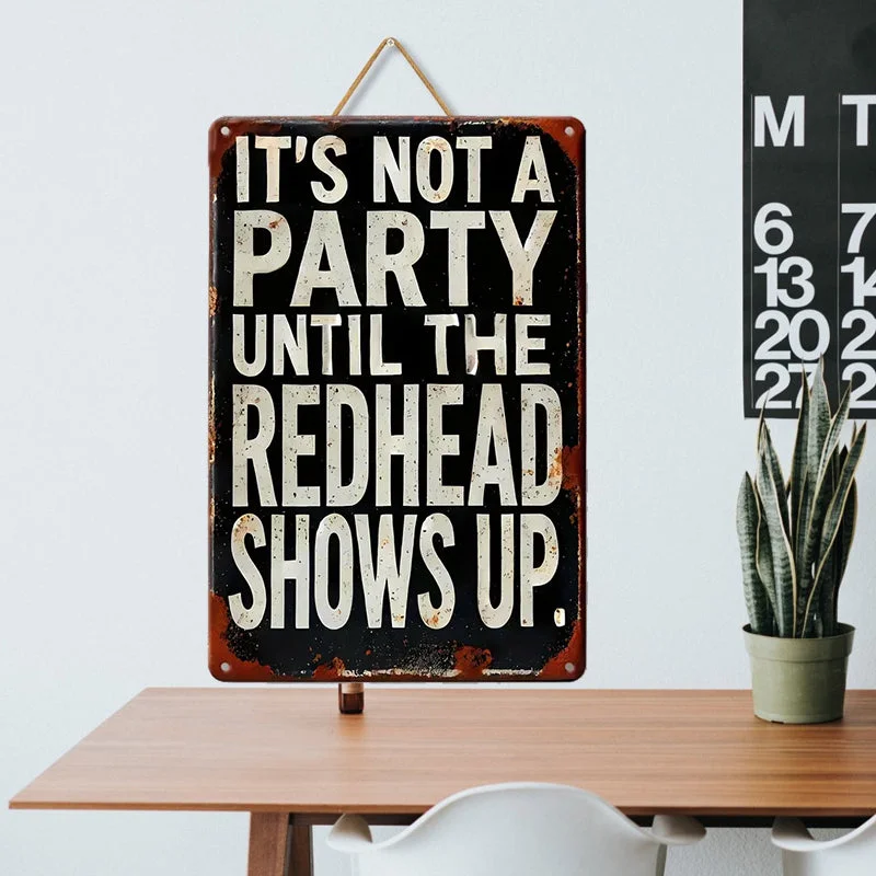 Vintage Humor Metal Sign