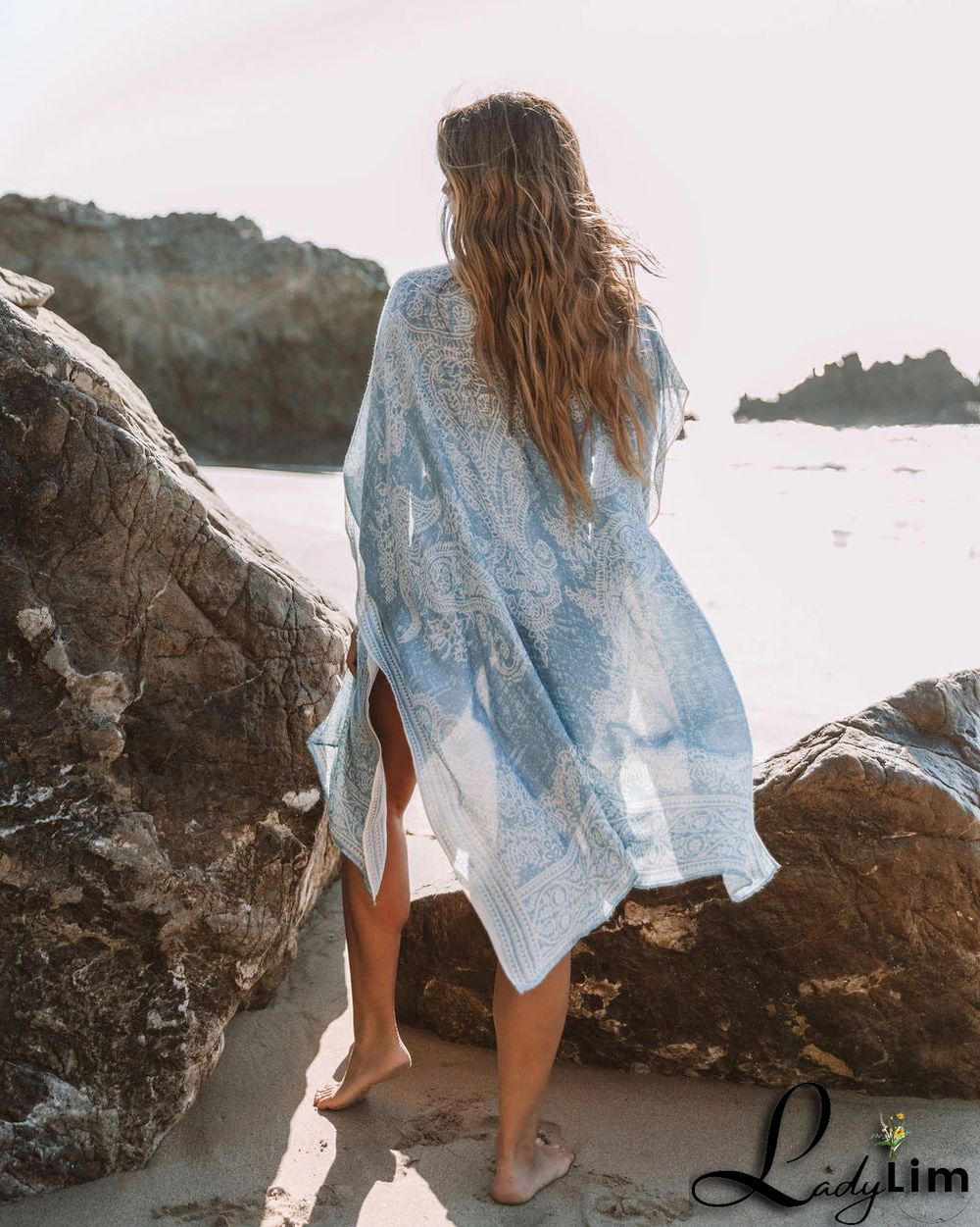 Fashion Floral Printed Sexy Beach Cover Up