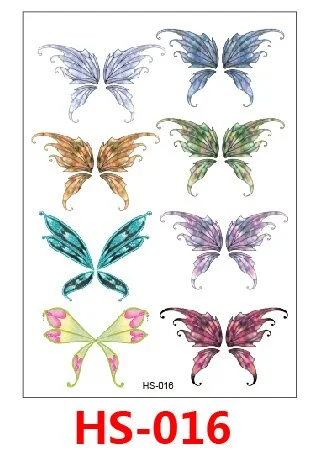 Tattoo Stickers Butterfly Animal Temporary Fake Tattoos Paste on Face Arm Leg for Children Body Art tattoo stickers