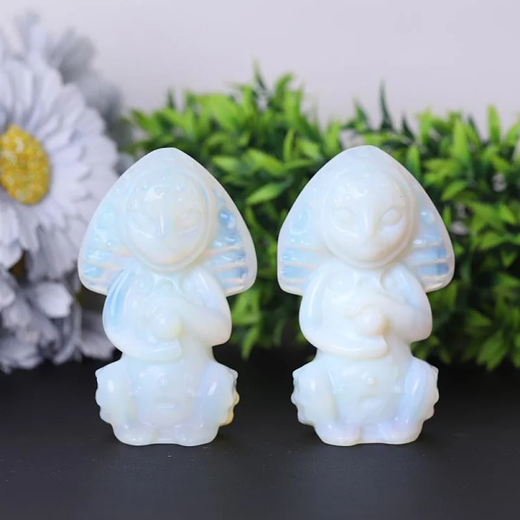 3.3" Opalite Crystal Carvings