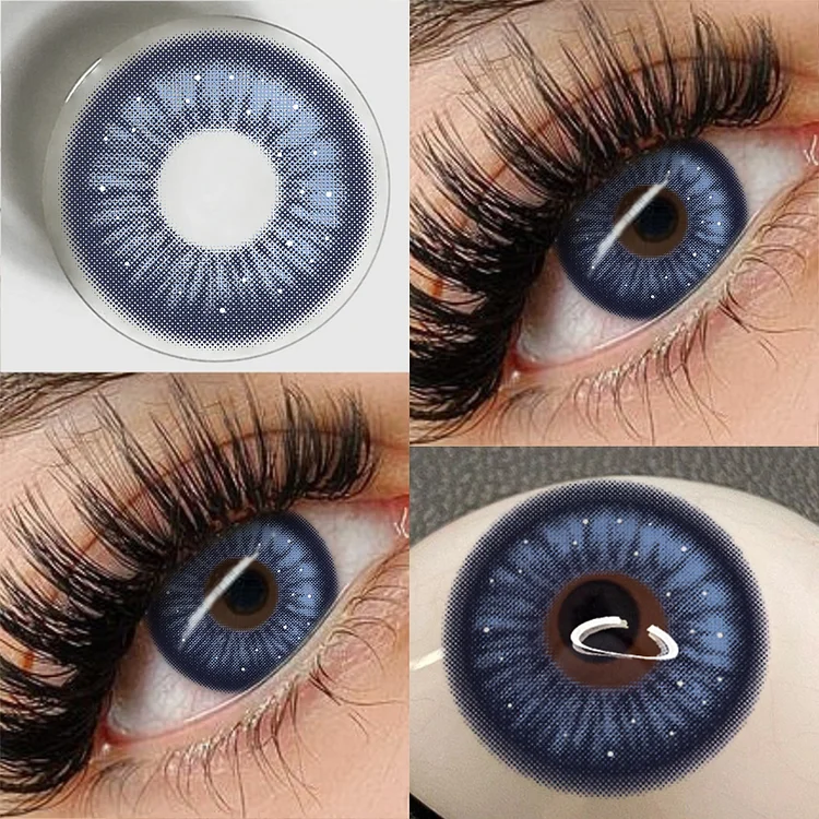 【U.S WAREHOUSE】Thai Tea Blue Color Contact Lenses