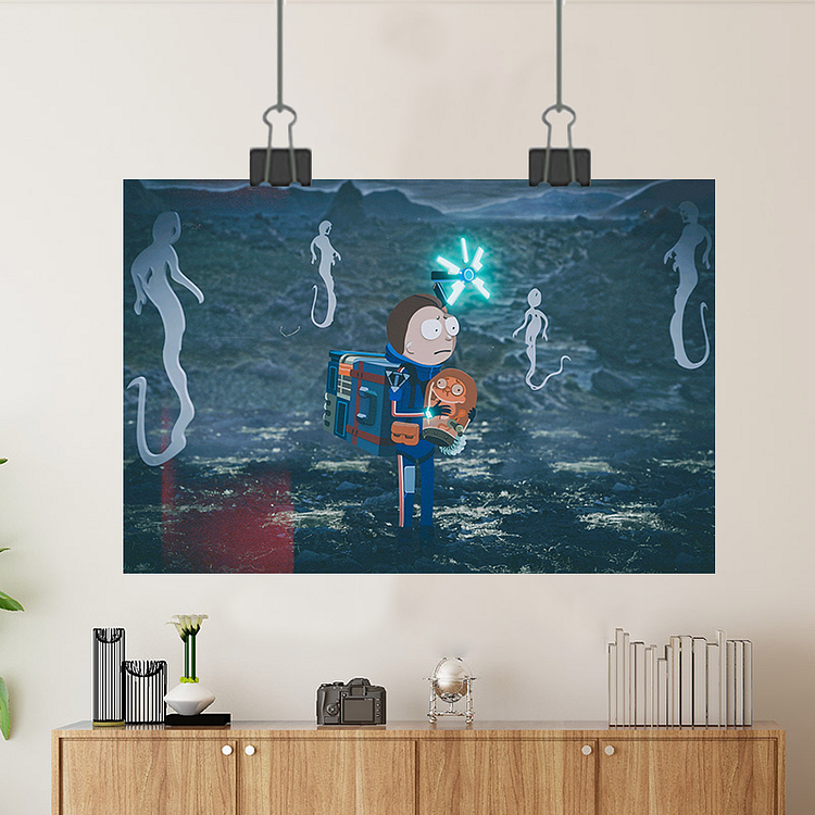Rick and Morty-Morty Smith/Custom Poster/Canvas/Scroll Painting/Magnetic Painting