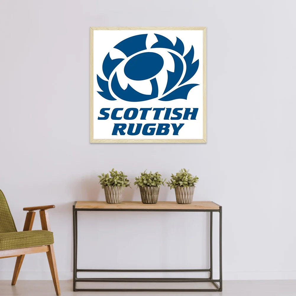 Full Round Diamond Painting 30*30cm - Scottish Rugby Union