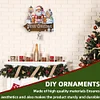 Holz Willkommen Zuhause Weihnachtsmann - 5d DIY Handwerk Wandhaken