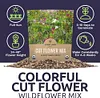 7,500 Fresh Pollinated Non-GMO Species Wildflower Seeds Package