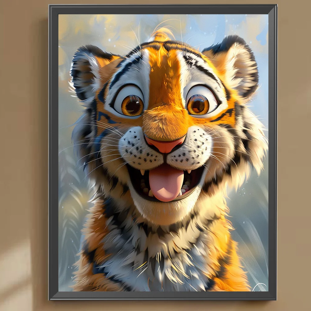 Diamond Painting - Full Square Drill - Tiger(Canvas|35*45cm)