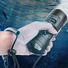 LED Dive Light Rechargeable Scuba Diving Flashlight Underwater Light for Diving