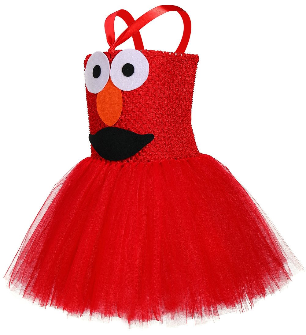 Cookie Monster Cosplay Costume Tutu Dress for Baby Kids Gift-Pajamasbuy