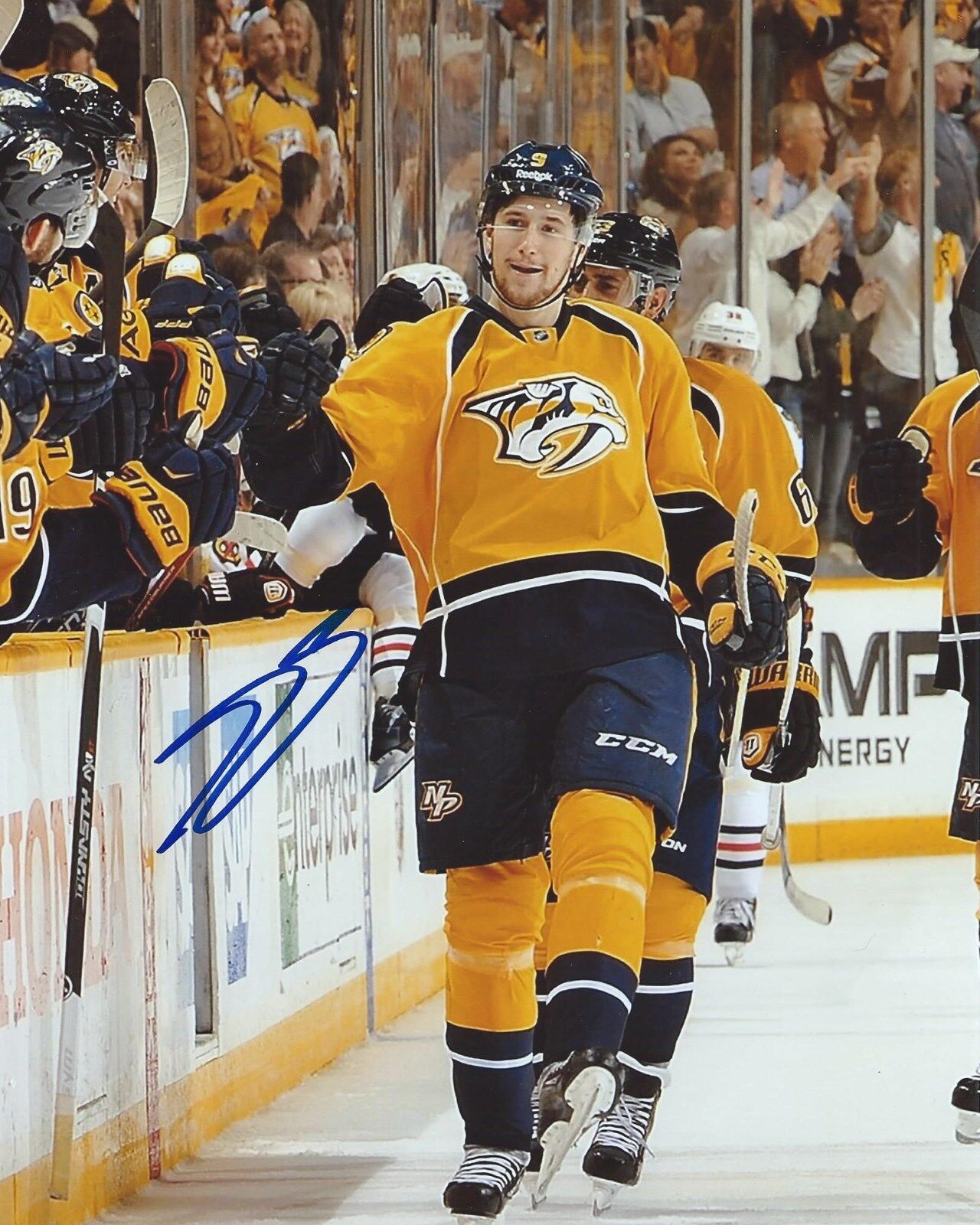 Filip Forsberg Signed 8x10 Photo Poster painting Nashville Predators Autographed COA C