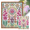 Embroidery Flowers - 14CT Stamped Cross Stitch 27*35cm/10.63*13.78in
