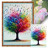 Colorful Musical Note Tree-11CT Stamped Cross Stitch 40*60cm/15.75*23.62in tapestrymarket