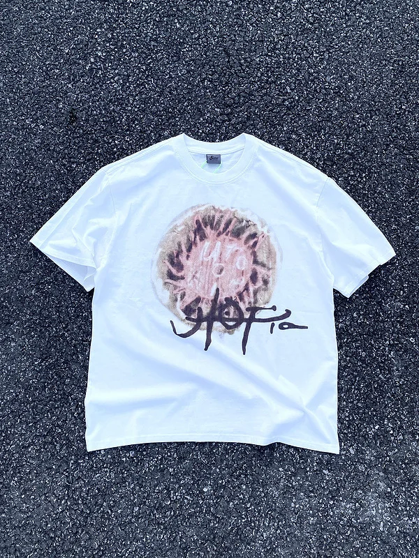 Ueong Short Sleeves Latest Album UTOPIA Album Same Printed T-Shirt Hip-Hop High Street Half Sleeves