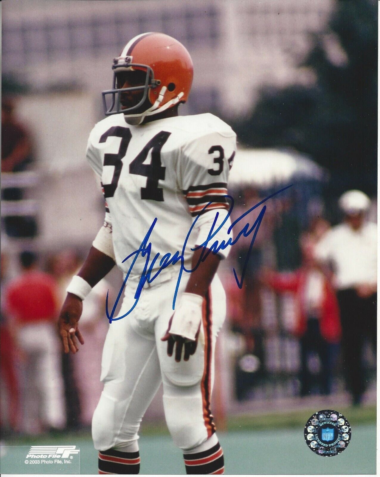 Greg Pruitt Autographed 8x10 Cleveland Browns#2