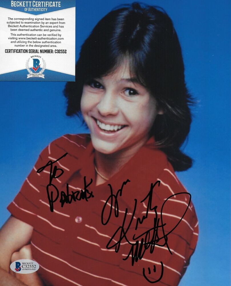 Kristy McNichol 8X10 Photo Poster painting w/Beckett (personalized to Patrick)