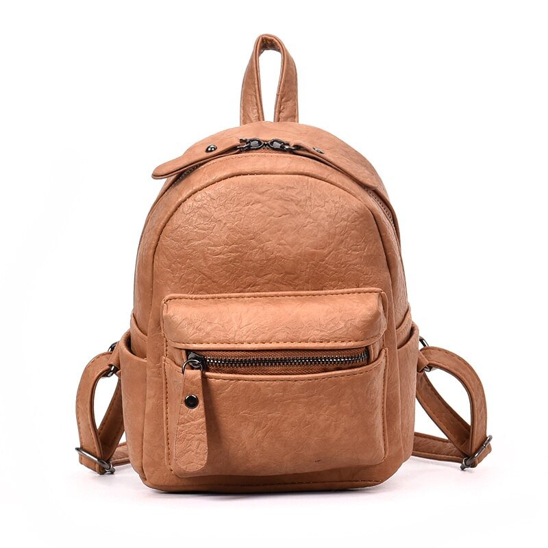 Mongw Mini Small Backpacks for Teenage Girl Women Fashion Backpack Ladies Shoulder Bags Cute PU Leather Small Women Backpack Sac A Dos