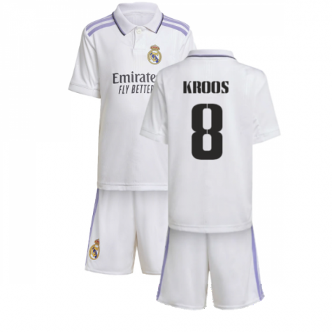 Real Madrid Toni Kroos 8 Heimtrikot Kinder Mini Kit 2022-2023
