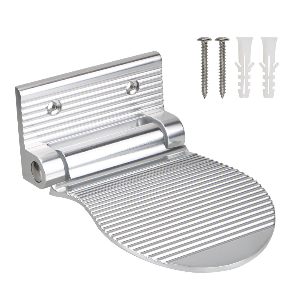 Space aluminum pedal toilet foot rubbing shoe polishing foot pad | 168DEAL