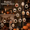 Halloween Embroidery Ornament Kit &ndash; DIY Hanging Ornaments with Jingle Bells (Set of 12,Beginner-Friendly) tapestrymarket