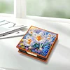 (US Local)Crocus PU Diamond Painting Memo Pad Holder Mosaic Kit for Adults Beginners
