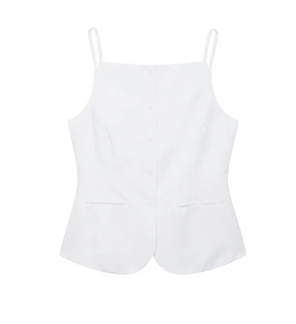 Nigikala Nigikala Women's Explosive Buckle Vest Top + Shorts Set