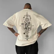 Unisex Casual Sun Moon Stars Tee Lixishop 