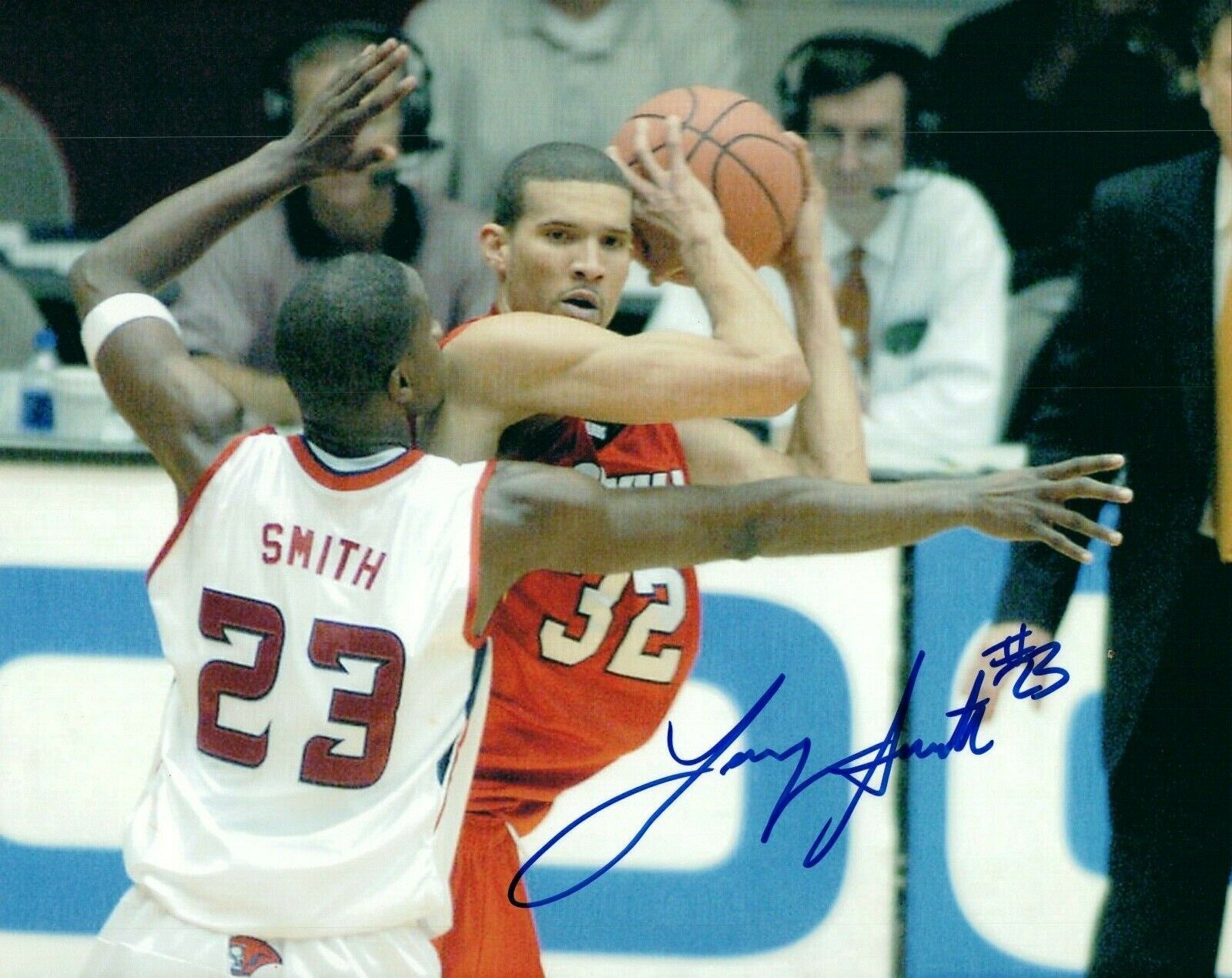 Lanny Smith NCAA College Houston Hand Signed Autograph 8x10 Photo Poster painting