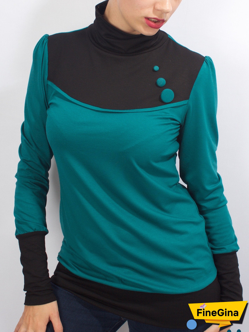 Color-Block Long Sleeve Sweatshirts