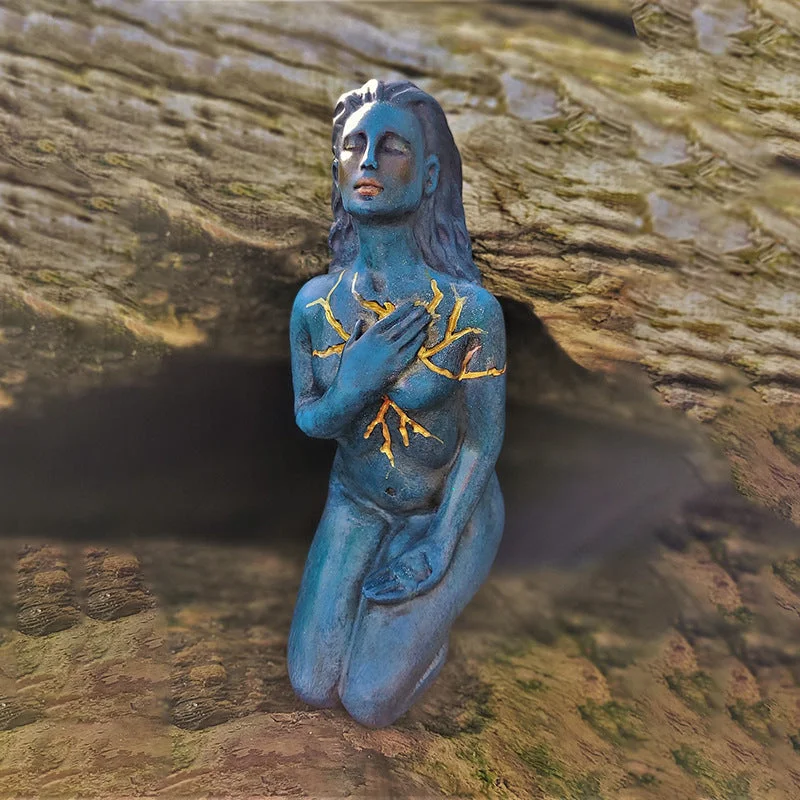 Healing Goddess Sculpture Self Love Statue By Shaping Spirit