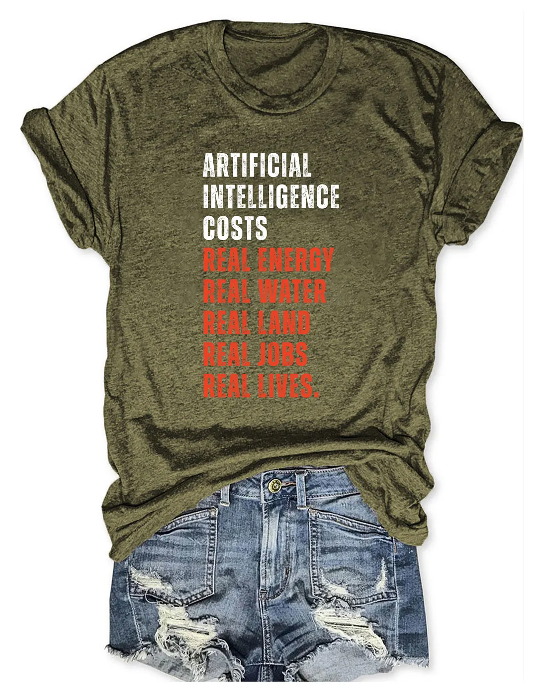 Artificial Intelligence Costs T-shirt