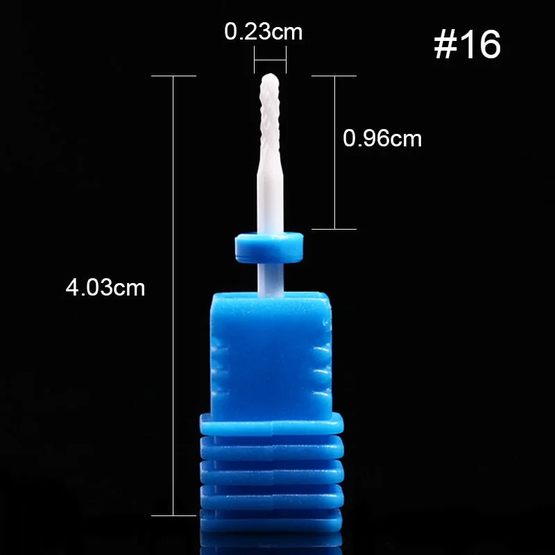 1Pc Ceramic Nail Drill Bits Nail Milling Cutter Bits Electric Drill Machine For Manicure Pedicure Equipment Accessory Tools-Nail Inspo