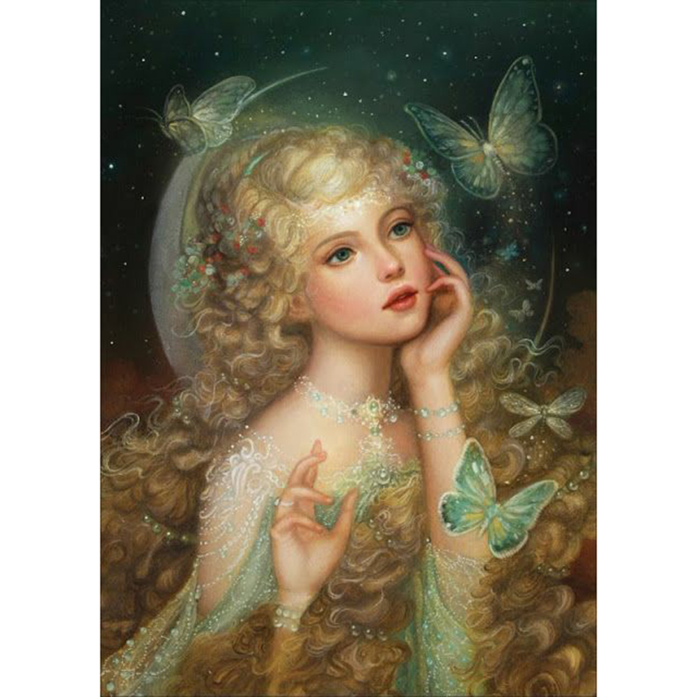 

30*40CM - Round Drill Diamond Painting - Beauty, 501 Original