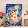 Moon Cat- Round/Square AB Drills Diamond Painting(55x70cm)