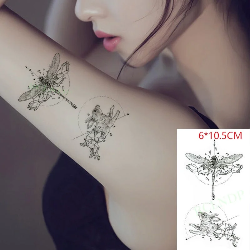 Waterproof Temporary Tattoo Sticker ins Butterfly black white sexy Body Art flash tatoo fake tatto for Women Men