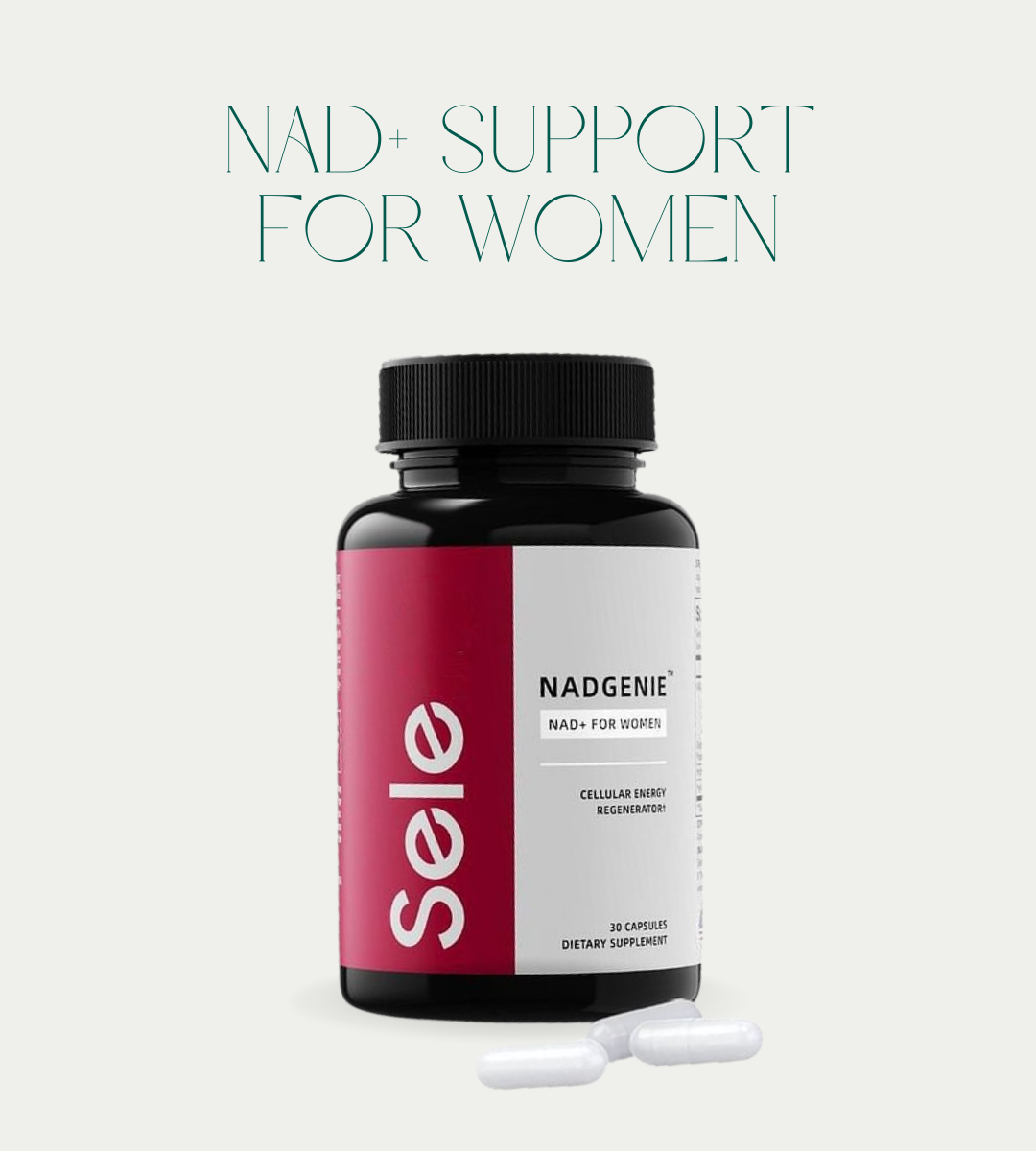 NAD+ Support for Women – Cellular Energy & Skin Vitality Formula