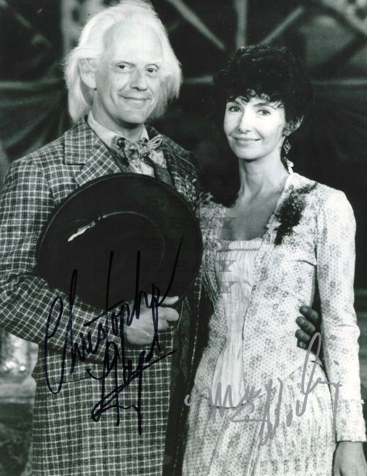 Christopher Lloyd & Mary Steenburgen Back To The FutureSigned 8x10 Photo Poster painting Reprint