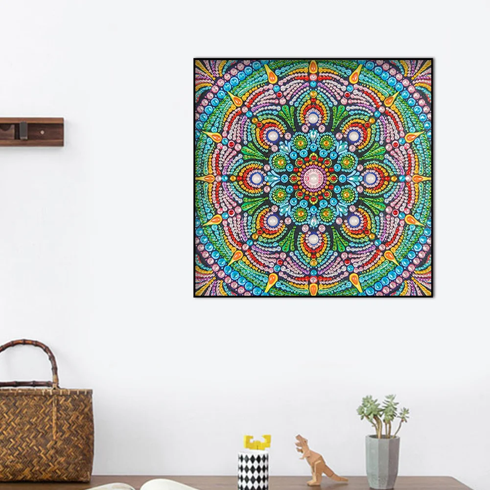 Diamond Painting - Special Shaped Drill - Mandala(30*30cm)