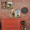 4pcs - Western Cowgirl - Vintage Metal Signs(8*12Inch) - Cowgirl