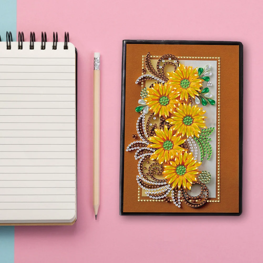 Special Shaped Diamond Painting 50 Pages A5 Notebook DIY Sketchbook【No Strip】