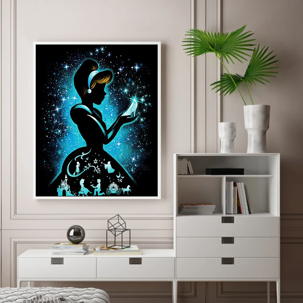 Full Round Diamond Painting 40*50cm - Silhouette