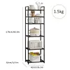 6 Tier Metal Storage Shelf Heavy Duty Shelving Unit for Kitchen Bathroom Laundry