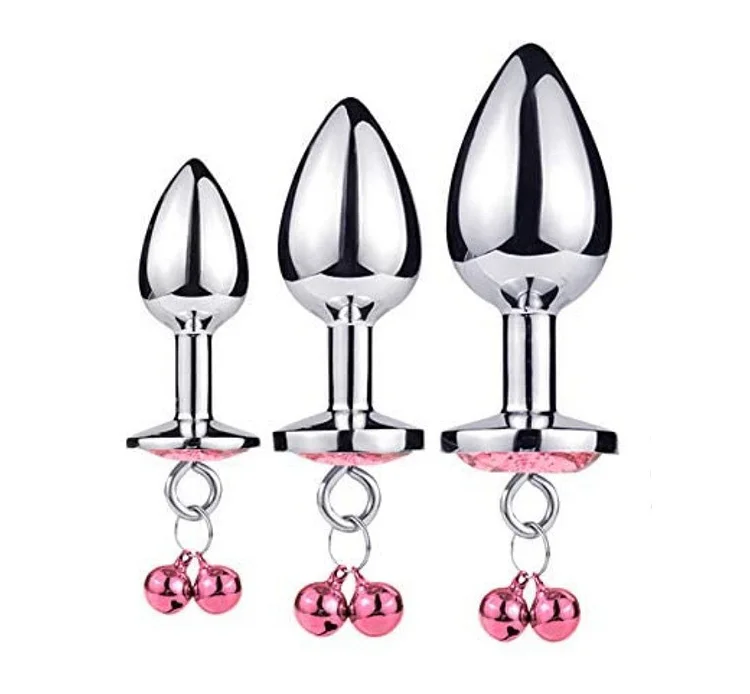 Princess Double Bells Butt Plug Set of 3 Weloveplugs