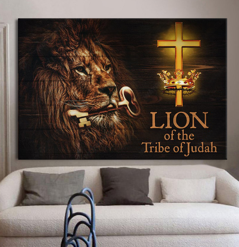 Lion of the Tribe of Judah Canvas Wall Art