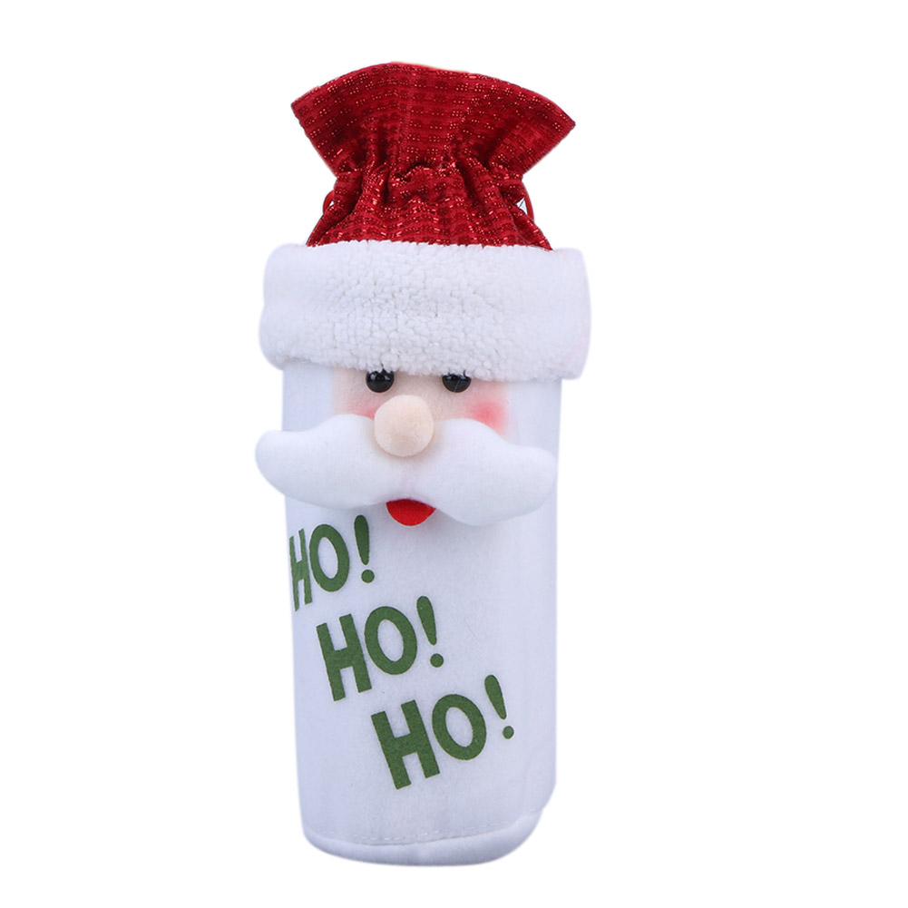 

Santa Claus Snowman Reindeer Christmas Decoration Xmas Wine Bottle Bags157189, 501 Original