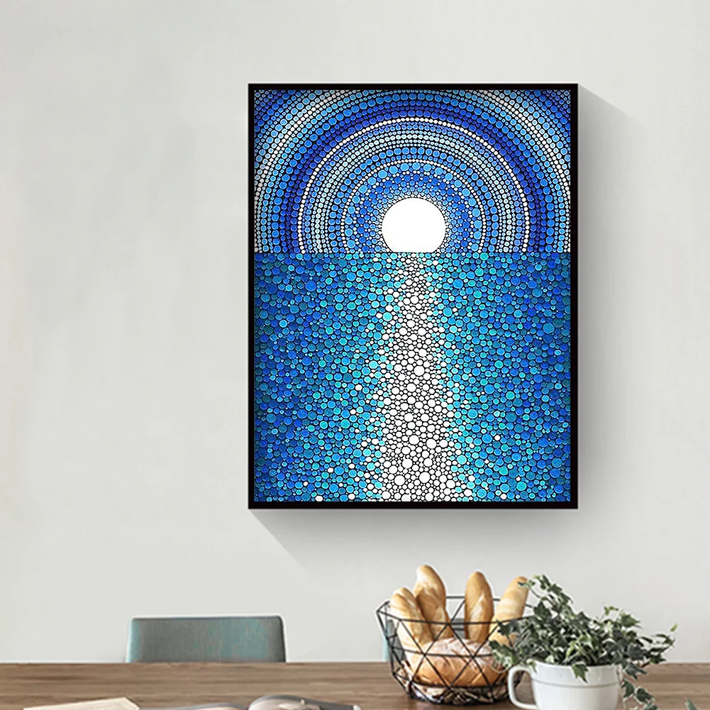 Diamond Painting - Full Crystal Rhinestone - Sea Surface(30*40cm)