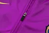Joyfball 2025/2026 Barcelona Half-Pull Training Suit Purple Football Shirt 1:1 Thai Quality